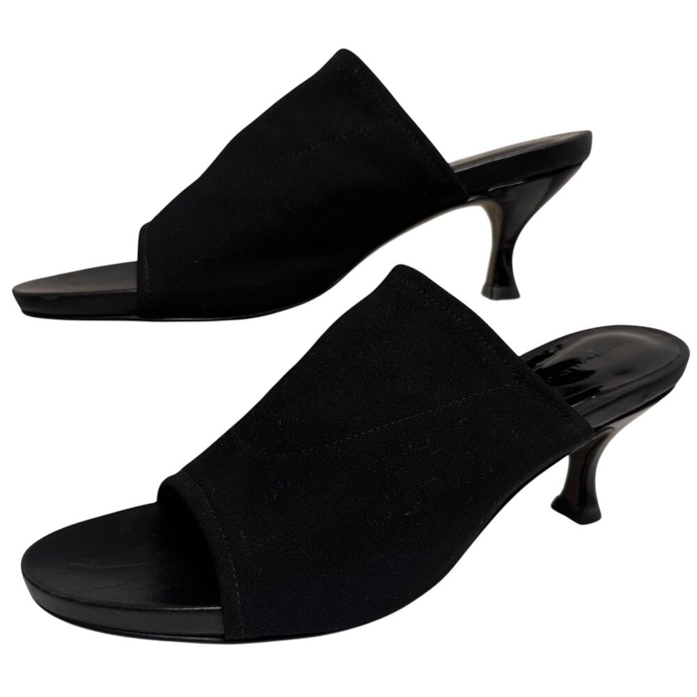 Donald J. Pliner Black Slide Heels